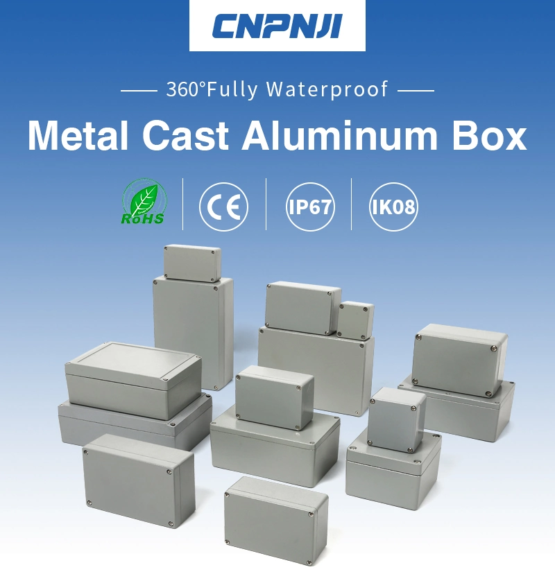 Hot Sale Waterproof Junction Cnpnji China Aluminium Extrusion Cast Aluminum Profile Box with ISO