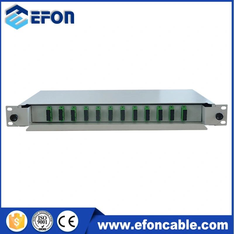 1u 19 Inch Fiber Optic Rack Mount Enclosure