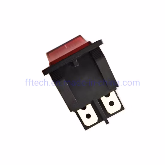 Fabricante China de alta corriente 35A 30A Kcd4 Dpdt encendido