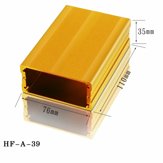 Caja de PCB con disipador de calor de carcasa de extrusión de aluminio estándar